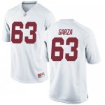 Men's Alabama Crimson Tide #63 Rowdy Garza White Game NCAA College Football Jersey 2403RALM7